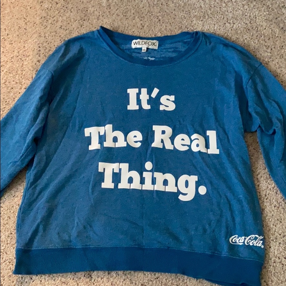 wildfox xs sweatshirt!